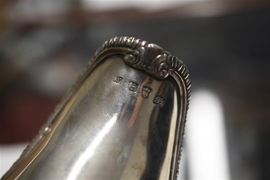 A George III silver sauceboat, London, 1767, 16.75 oz.